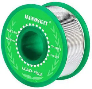 KEHIPI Lead-free solders in the electronics industry, 100g 0.6mm Solder Wire Lead-free With Flux For Soldering Sn 99.3 Cu 0.7 2% Flux Content Solder Wire Tin KEHIPI Lead-free solders in the electronics industry, 100g 0.6mm Solder Wire Lead-free With Flux For Soldering Sn 99.3 Cu 0.7 2% Flux Content Solder Wire Tin