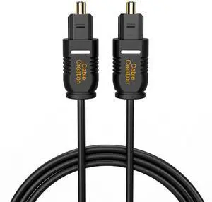 KEHIPI Optical Digital Audio Cable 15FT, Thin Fiber Optic Gold Plated Optical S/PDIF Cord for Home Theater, Sound Bar, TV, PS4, Xbox, DVD/CD Player, Game Console& More, Black KEHIPI Optical Digital Audio Cable 15FT, Thin Fiber Optic Gold Plated Optical S/PDIF Cord for Home Theater, Sound Bar, TV, PS4, Xbox, DVD/CD Player, Game Console& More, Black