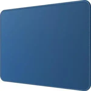 KEHIPI Mouse Pad [30% Larger] with Anti-fray Stitching, Premium-Textured & Waterproof Computer Mousepad with Non-Slip Rubber Base, Gaming Mouse Mat for Laptop, Office & Home, Navy Blue