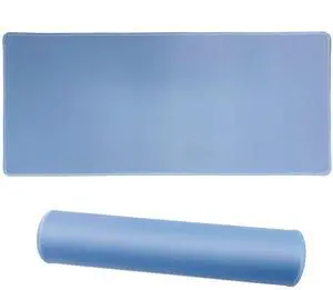 KEHIPI Large Gaming Mouse Pad, Non-Slip Rubber Base, [27.5x11.8IN] Computer Desk Mat for PC, Mac, Laptop - Stitched Edges and Smooth Surface for Office, Home, Work-70x30 IceblueJ