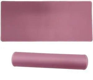 KEHIPI Large Gaming Mouse Pad, Non-Slip Rubber Base, [27.5x11.8IN] Computer Desk Mat for PC, Mac, Laptop - Stitched Edges and Smooth Surface for Office, Home, Work-70x30 DarkpinkJ