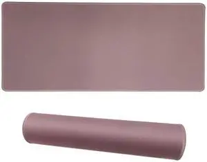 KEHIPI  Large Gaming Mouse Pad, Non-Slip Rubber Base, [27.5x11.8IN] Computer Desk Mat for PC, Mac, Laptop - Stitched Edges and Smooth Surface for Office, Home, Work-70x30 ChocolateJ