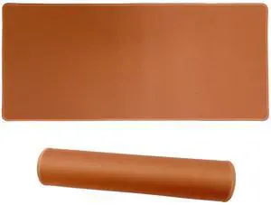 KEHIPI Large Gaming Mouse Pad, Non-Slip Rubber Base, [27.5x11.8IN] Computer Desk Mat for PC, Mac, Laptop - Stitched Edges and Smooth Surface for Office, Home, Work-70x30 BrownJ
