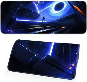 KEHIPI Mouse Pad, Non-Slip Rubber Bottom, Stitched Edge Gaming Mouse Pad for Home, Office, Gaming, 31.5 x 11.8 Inch Large Desk Mat, Desktop Protector KEHIPI Mouse Pad, Non-Slip Rubber Bottom, Stitched Edge Gaming Mouse Pad for Home, Office, Gaming, 31.5 x 11.8 Inch Large Desk Mat, Desktop Protector