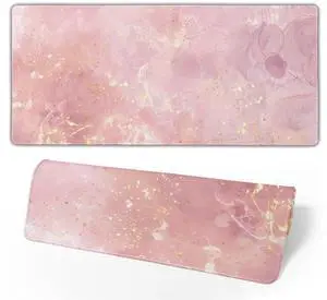 KEHIPI Rose Gold Marble Large Mouse Pad Extended Gaming Mousepad 31.5 x 11.8 Inch with Anti-Slip Rubber Base Cute Office Decor Women Girls Computer Accessories Home Office Supplies KEHIPI Rose Gold Marble Large Mouse Pad Extended Gaming Mousepad 31.5 x 11.8 Inch with Anti-Slip Rubber Base Cute Office Decor Women Girls Computer Accessories Home Office Supplies