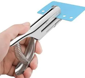 KEHIPI Hole Punch 1/4" Puncher, Handheld Single Hole Puncher for Crafts and Paper, Heavy Duty Punch for Paper Cards Plastic Cardboard