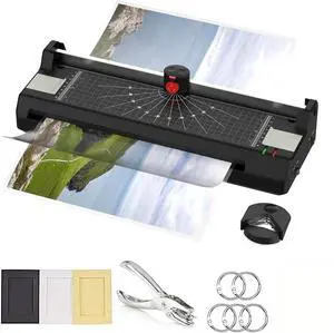 KEHIPI A3/A4/A6 Laminator Machine, YE381 Thermal Laminating Machine for Home Office School Use with 70 Laminating Pouches