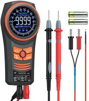 KEHIPI Digital Multimeter 6000 Count Smart Meter TRMS Color Screen Voltage Current Capacitance Tester NCV Temperature