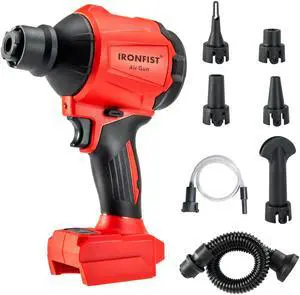 KEHIPI  Cordless Dust Blower Compatible with Milwaukee M18 Battery, Brushless Motor Leaf Air Duster & Vacuuming Gun (Battery Not Included)