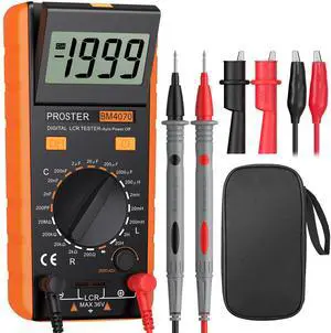 KEHIPI  LCR Meter - Capacitance Resistance Inductance Digital LCR Multimeter with LCD Over-Range Display