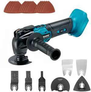 KEHIPI Cordless Oscillating Tool, 18V Brushless Motor 6 Speed Quick Change Blades, Multi Tool for Cutting Wood, Scraping, Sanding, Compatible with MAKITA Batteries (NO BATTERY)