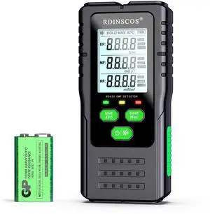 KEHIPI EMF Detector, Detect All 3 Types of Electromagnetic Radiation Field in 1 EMF Meter for Cell Towers, and Smart Meters, EMF Reader for Home, Office