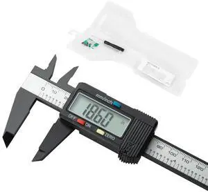 KEHIPI Digital Caliper 0-6" Measuring Tool, Micrometer Caliper with Auto-Off Feature, Interchangeable Between inches and millimeters for Jewelry Measurement and 3D Printing KEHIPI Digital Caliper 0-6" Measuring Tool, Micrometer Caliper with Auto-Off Feature, Interchangeable Between inches and millimeters for Jewelry Measurement and 3D Printing