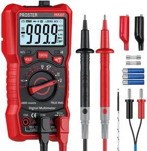 KEHIPI Digital Multimeter 6000 Counts- TRMS Auto Range Multi Testers, NCV Detector DC AC Voltage Current Meter Temperature Capacitance Resistance Diode Continuity Tester KEHIPI Digital Multimeter 6000 Counts- TRMS Auto Range Multi Testers, NCV Detector DC AC Voltage Current Meter Temperature Capacitance Resistance Diode Continuity Tester