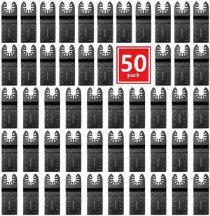 KEHIPI 50Pcs Oscillating Tool Blades Professional Universal Oscillating Saw Blades Wood Multitool Blades Compatible with Dewalt, Milwaukee, Ryobi, Rockwell, Bosch KEHIPI 50Pcs Oscillating Tool Blades Professional Universal Oscillating Saw Blades Wood Multitool Blades Compatible with Dewalt, Milwaukee, Ryobi, Rockwell, Bosch