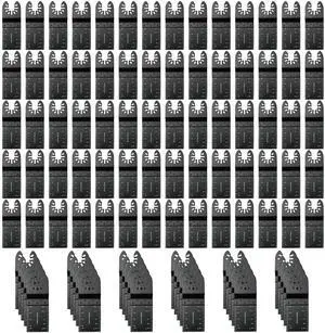 KEHIPI 100Pcs Oscillating Tool Blades Professional Universal Oscillating Saw Blades Wood Multitool Blades Compatible with Dewalt, Milwaukee, Ryobi, Rockwell, Bosch KEHIPI 100Pcs Oscillating Tool Blades Professional Universal Oscillating Saw Blades Wood Multitool Blades Compatible with Dewalt, Milwaukee, Ryobi, Rockwell, Bosch