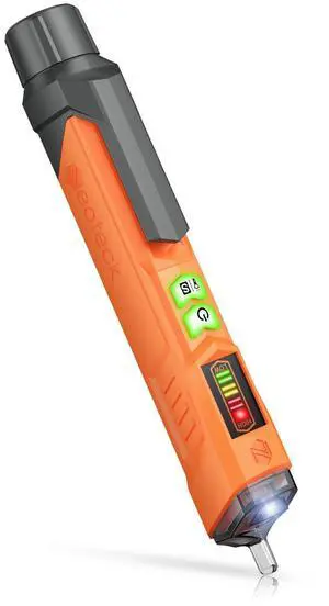 KEHIPI Voltage Tester/Non Contact Voltage Tester 12-1000V/48V-1000 Adjustable Sensitivity AC Voltage Detector Tester Pen Live/Null Wire Tester with Indicator Lamp Buzzer Alarm Wire Breakpoint Finder