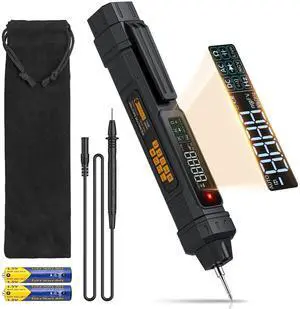 KEHIPI 2 in 1 Pen Type Digital Multimeter Non-Contact Voltage Tester 6000 Counts Intelligent Multimeter with LCD Display for AC/DC Voltage Resistance Diode Continuity Capacitance Frequency KEHIPI 2 in 1 Pen Type Digital Multimeter Non-Contact Voltage Tester 6000 Counts Intelligent Multimeter with LCD Display for AC/DC Voltage Resistance Diode Continuity Capacitance Frequency