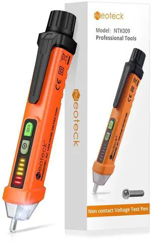 KEHIPI Non-Contact AC Voltage Tester Pen, AC 12-1000V, LED Flashlight, Buzzer Alarm for Live/Null Wire Judgment KEHIPI Non-Contact AC Voltage Tester Pen, AC 12-1000V, LED Flashlight, Buzzer Alarm for Live/Null Wire Judgment
