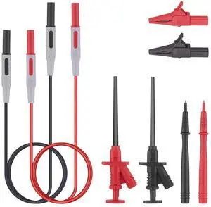 KEHIPI Electronic Test Lead Kit WG-6625 Multimeter Test Lead Set, Automotive Electronic Connectors Cables Hand Tool Tester KEHIPI Electronic Test Lead Kit WG-6625 Multimeter Test Lead Set, Automotive Electronic Connectors Cables Hand Tool Tester