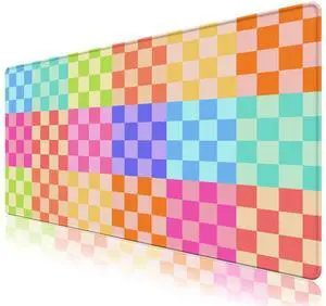 KEHIPI Extended Gaming Mouse Pad Mat- Large Desk Mat Non-Slip Rubber Base Computer Desktop Laptop Keyboard Mouse Mat Stitched Edges, 35.4 x15.75 inch XXL Waterproof Mousepad for Work & Game, Colourful KEHIPI Extended Gaming Mouse Pad Mat- Large Desk Mat Non-Slip Rubber Base Computer Desktop Laptop Keyboard Mouse Mat Stitched Edges, 35.4 x15.75 inch XXL Waterproof Mousepad for Work & Game, Colourful