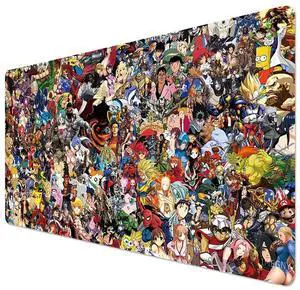 KEHIPI Large Gaming Mouse Pad, Extended XXL Desk Pad & Non-Slip Rubber Mat for Mice and Keyboard with Stitched Edges KEHIPI Large Gaming Mouse Pad, Extended XXL Desk Pad & Non-Slip Rubber Mat for Mice and Keyboard with Stitched Edges