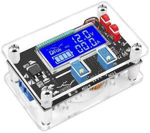KEHIPI Buck Boost Voltage Regulator, DC 6-30V to DC 0.5-30V 5V 12V 24V Adjustable Voltage Converter, 4A 60W Power Supply Step Up Down Transformer Board Module with USB Port Case LCD Display Volt KEHIPI Buck Boost Voltage Regulator, DC 6-30V to DC 0.5-30V 5V 12V 24V Adjustable Voltage Converter, 4A 60W Power Supply Step Up Down Transformer Board Module with USB Port Case LCD Display Volt