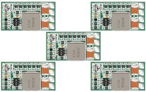 KEHIPI 5v Regulator, 5pcs Mini Voltage Reducer DC 4.5-24V 12V 24V Step Down to 5V Buck Converter Board 3A Volt Step-Down Transformer Power Supply Module KEHIPI 5v Regulator, 5pcs Mini Voltage Reducer DC 4.5-24V 12V 24V Step Down to 5V Buck Converter Board 3A Volt Step-Down Transformer Power Supply Module
