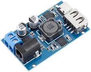 KEHIPI Buck Converter 12v to 5v with USB Type C, 24V to 12V Step Down Converter Adjustable DC Voltage Regulator 8.2V-32V to 3V-20V 4.8A Volt Transformer Power Supply for Type C Charger Fast Charging KEHIPI Buck Converter 12v to 5v with USB Type C, 24V to 12V Step Down Converter Adjustable DC Voltage Regulator 8.2V-32V to 3V-20V 4.8A Volt Transformer Power Supply for Type C Charger Fast Charging