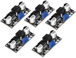 KEHIPI LM2596 Buck Converter 5pcs, Step Down Converter DC Voltage Regulator Adjustable 4.5-40V to 1.25-37V (36V 24V 12V 9V 5V 3V) Variable Voltage Stabilizer Power Supply KEHIPI LM2596 Buck Converter 5pcs, Step Down Converter DC Voltage Regulator Adjustable 4.5-40V to 1.25-37V (36V 24V 12V 9V 5V 3V) Variable Voltage Stabilizer Power Supply