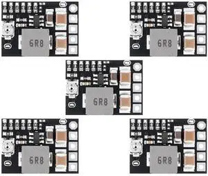 KEHIPI DC 5V Power Converter, 5pcs Mini Voltage Buck Regulator DC 4.5-20V 12V 9V Step Down to 5V Reducer Transformer Board 3A 10W Adjustable Fixed Volt Output Step-Down Power Supply Stabilize KEHIPI DC 5V Power Converter, 5pcs Mini Voltage Buck Regulator DC 4.5-20V 12V 9V Step Down to 5V Reducer Transformer Board 3A 10W Adjustable Fixed Volt Output Step-Down Power Supply Stabilize