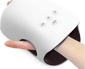 KEHIPI Hand Massager - Cordless Hand Massager with Heat and Compression for Arthritis and Carpal Tunnel - Gifts for Women(White)