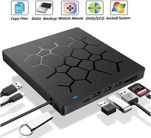 Wavlink USB C Hub, 6-Port USB 3.0 Hub Powered 65W Charging, Mini USB C Hub  3.0 for Laptop with 10.5cm Cable, 2xUSB 3.0, 1xUSB C, 1xHDMI, 1xSD/TF Card