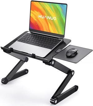KEHIPI Laptop Stands Adjustable Lap Desks Portable Laptop Bed Table with Cooling Fans & Mouse Pad for Couch, Bed, Sofa