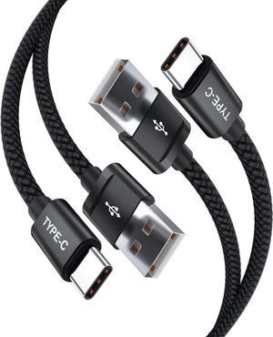 KEHIPI USB Type C Charger Cable 3.3FT 2 Pack,Nylon Charging Cord for iPhone 15 Pro Max,Samsung Galaxy Z Fold 5,Note 20,Tab S9 S10 S10E 10E FE S23 S22 S21 23 Plus Ultra,A52 A54,Google Pixel 7 6 XL