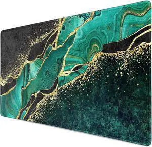 KEHIPI Gaming Mouse Pad, Extended Mouse Pad 31.5x15.7inch XXL Large Big Computer Keyboard Mouse Mat Desk Pad with Non-Slip Base and Stitched Edge for Home Office Gaming Work