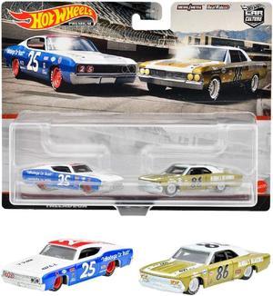 HOT WHEELS Premium 2 Pack 69 Ford Torino Talladega vs 66 Chevelle