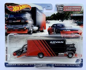 Hot Wheels Hot Wheels Car Culture Team Transport Nissan Skyline GTR BNR32  Sakura Sprinter