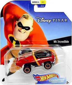 Hot Wheels Disney Pixar Mr Incredible Character Cars