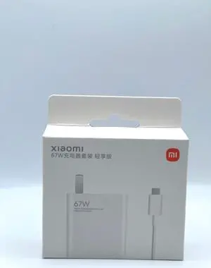 Original Xiaomi 67W Fast Turbo Charger + USB Typce-C
