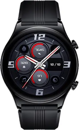 Honor Watch GS 3 1.43" 45.9mm Midnight Black with Black Fluoroelastomer Strap MUS-B19
