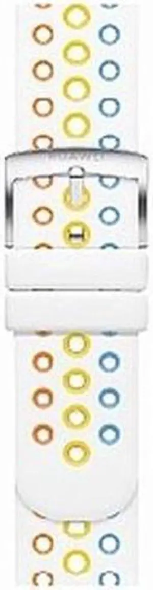 Huawei Quicklink Strap Vibrant White Activity Rings Fluoroelastomer Strap 20mm