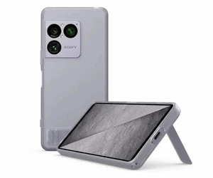 Original Brand New Xperia 1 VIII XQZ-CBGE Style Cover Case Stand - Silver Original Brand New Xperia 1 VIII XQZ-CBGE Style Cover Case Stand - Silver