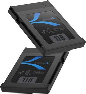 SABRENT Rocket CFX 1TB CFexpress Type B Memory Card 2-Pack, R1700MB/s W1500MB/s (CF-XTBT-1TBX2)