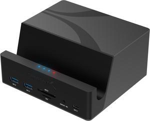 SABRENT USB-C Universal Docking Station, Dual Monitor Displaylink Dock for Laptops, Ultrabooks, Chromebooks, MacBooks, iPads, Tablets & Smartphones (DS-UICA)