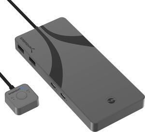 SABRENT Thunderbolt 4 KVM Switch with 8K Display and 60W Charging [SB-TB4K]