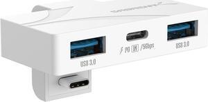 SABRENT USB Type-C 3-Port Gaming Hub for ASUS ROG Ally - Lightweight, Portable, Plug and Play, 100W PD3.0 Charging, USB-A & USB-C Ports, Compatible with Windows, macOS, Linux (HB-ROAY)