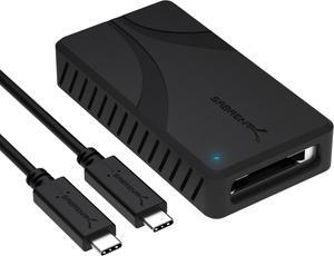SABRENT USB4 CFexpress Type B Card Reader  40Gbps Transfer Speed, Aluminum Alloy Body, Detachable USB-C Cable, Silicone Sleeve, OTG Support  Compatible with Cameras, Laptops, and Cages (CR-U4XB)