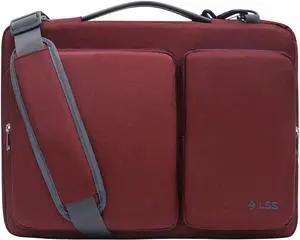 LSS Laptop Bag for Men/Women - Cool, Stylish & Durable Shoulder Sleeve Bag for 12"-12.9" Laptops - Includes Slip Resistant Shoulder Strap - Compatible with Apple, Lenovo, HP, Dell, More