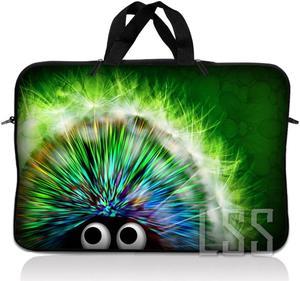 LSS 17 inch Laptop Sleeve Bag Carrying Case Pouch with Handle for 17.4" 17.3" 17" 16" Apple Macbook, GW, Acer, Asus, Dell, Hp, Sony, Toshiba, Hedgehog